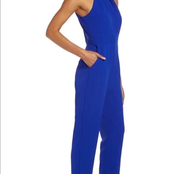 Pleat Mock Neck Jumpsuit JULIA JORDAN - Picture 3 of 7